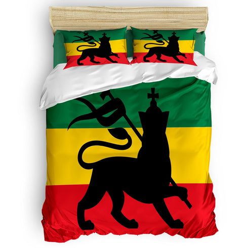 Lion Of Judah Duvet Set Duvet Covers Rasta 3pc Set Twin